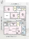 北本市二ツ家第1　CRADLE GARDEN　新築戸建　全9棟　2号棟の画像