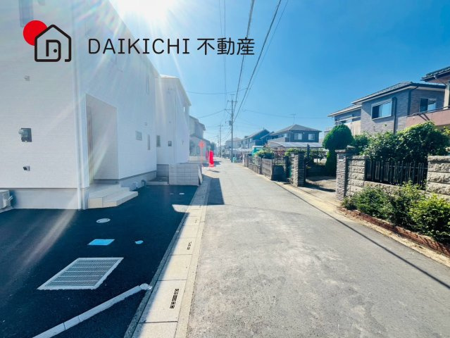 【前面道路含む現地写真】 | 北本市二ツ家第1　CRADLE GARDEN　新築戸建　全9棟　2号棟