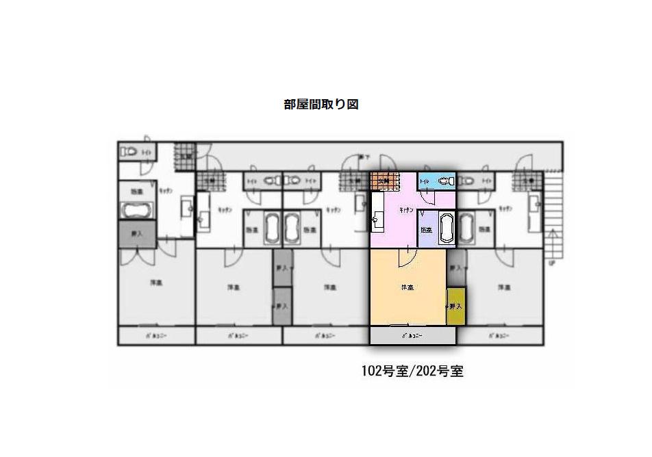 ラポールAの間取り