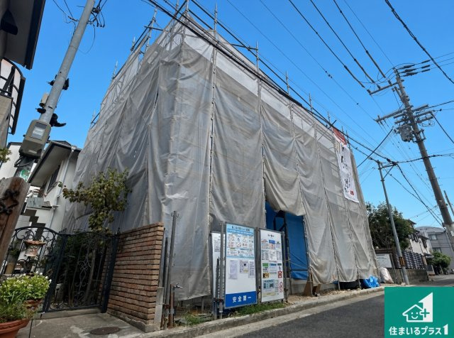 堺市西区浜寺船尾町西　第2期　新築一戸建ての外観|現在の進捗状況です！順調に作業進行中、完成が待ち遠しいです！詳細の間取り等、お気軽にお問い合わせください！