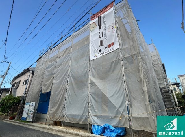 堺市西区浜寺船尾町西　第2期　新築一戸建ての外観|現在の進捗状況です！順調に作業進行中、完成が待ち遠しいです！詳細の間取り等、お気軽にお問い合わせください！
