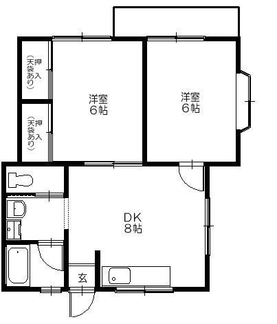 ドミールアキＡの間取り