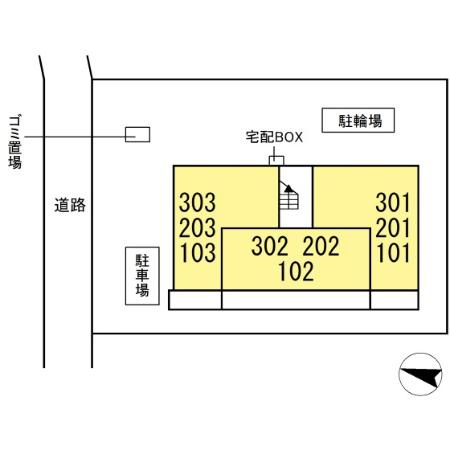 フルールの区画図