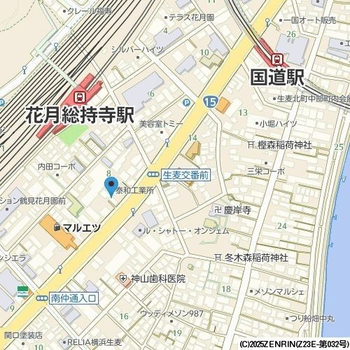 【地図】ＣｉｔｙＬｕｘ　Ｔｓｕｒｕｍｉ
