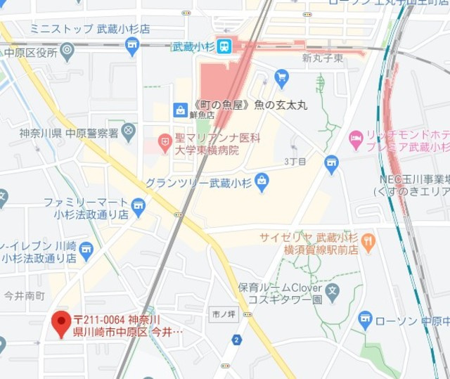 パティオの地図