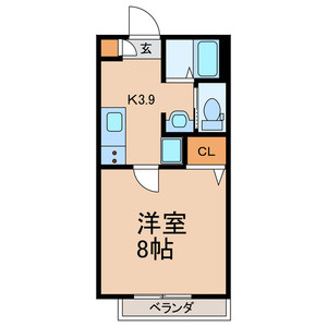 アン　ソレイユの間取り