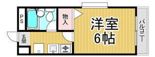 フラット甲東１の間取り