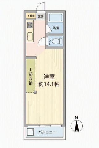 日吉ときわ台コーポの間取り