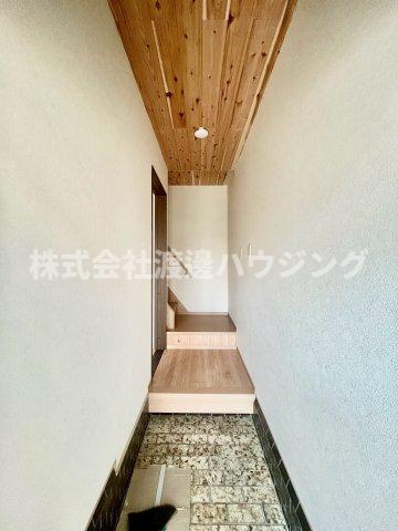 門真市北島町テラスハウスの玄関