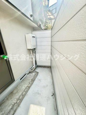 門真市北島町テラスハウスの庭