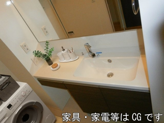 Akarenga浅草の洗面所