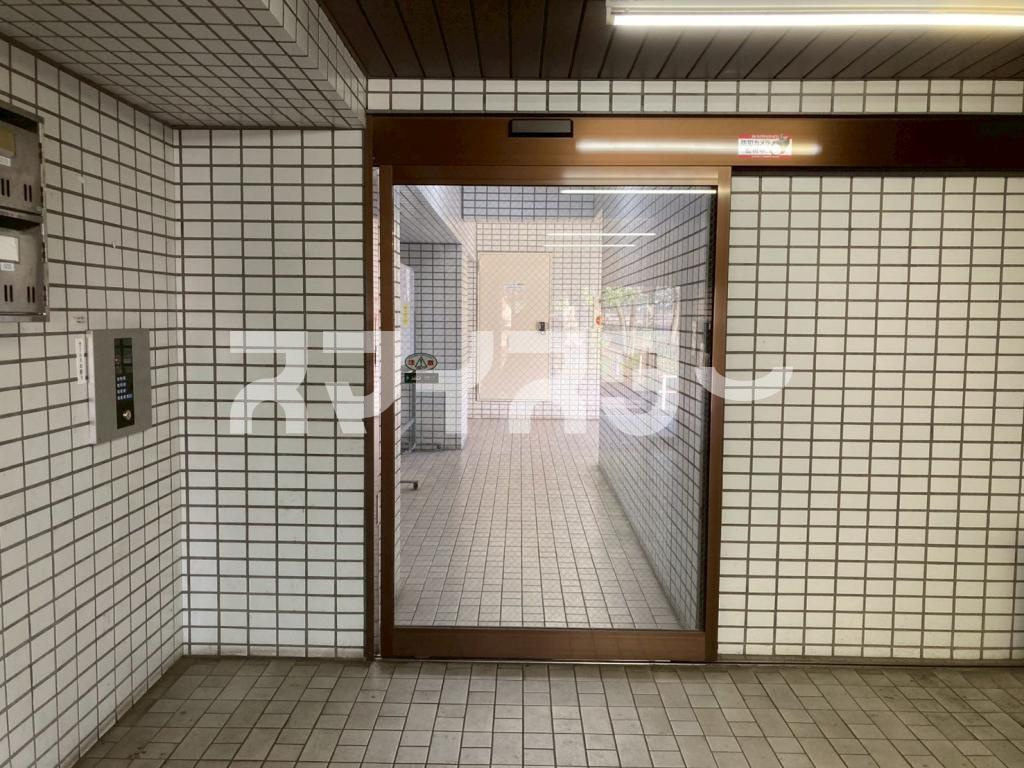 羽村市栄町１丁目の賃貸マンションのエントランス