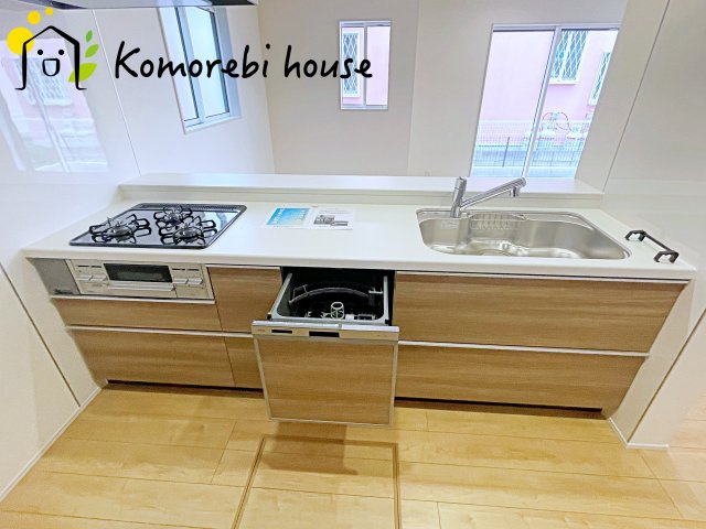 上尾市上　13期　新築一戸建て　ブルーミングガーデン　01のキッチン|キッチンです
