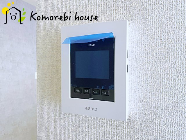 上尾市上　13期　新築一戸建て　ブルーミングガーデン　01の防犯設備|モニター付きインターホンです