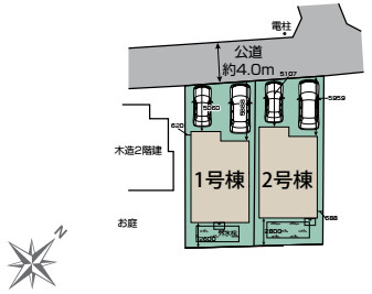上尾市上　13期　新築一戸建て　ブルーミングガーデン　01の区画図|1号棟