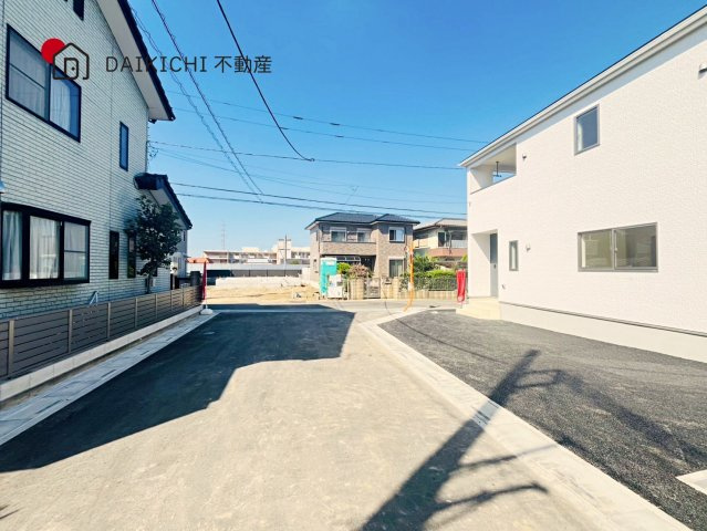 【前面道路含む現地写真】 | 北本市二ツ家第1　CRADLE GARDEN　新築戸建　全9棟　4号棟