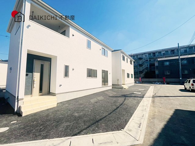 【前面道路含む現地写真】 | 北本市二ツ家第1　CRADLE GARDEN　新築戸建　全9棟　4号棟
