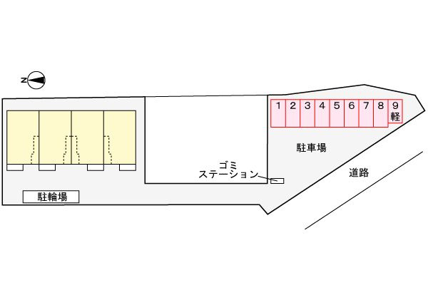 ジェイ　プラサーダの区画図