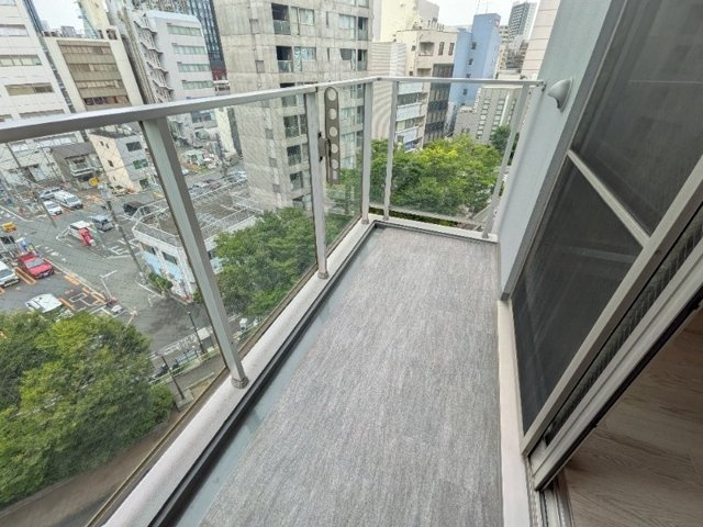 レジディア大井町のバルコニー