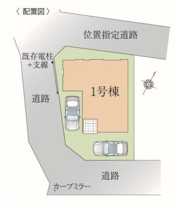 入間市東藤沢11期　全1棟　新築戸建の区画図