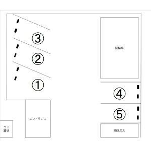 ホワイトシャトー高宮の区画図