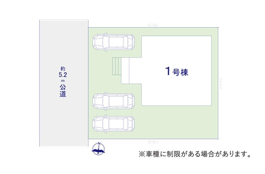 牛久市田宮町30期　新築戸建の区画図