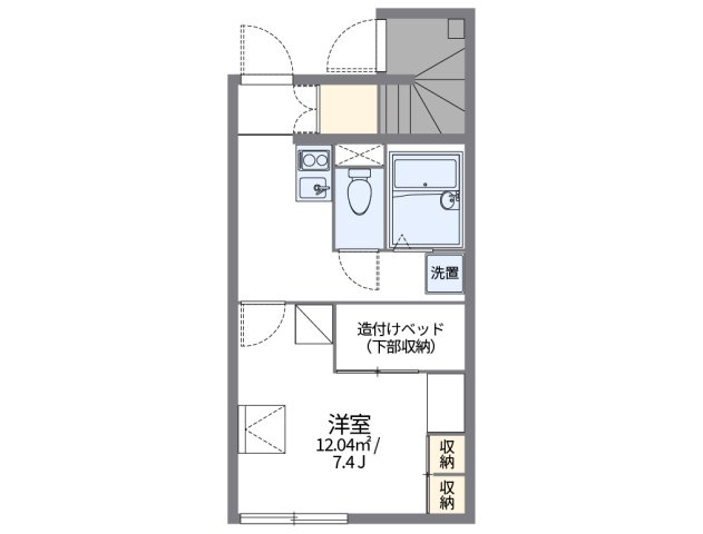 レオパレス若葉の間取り