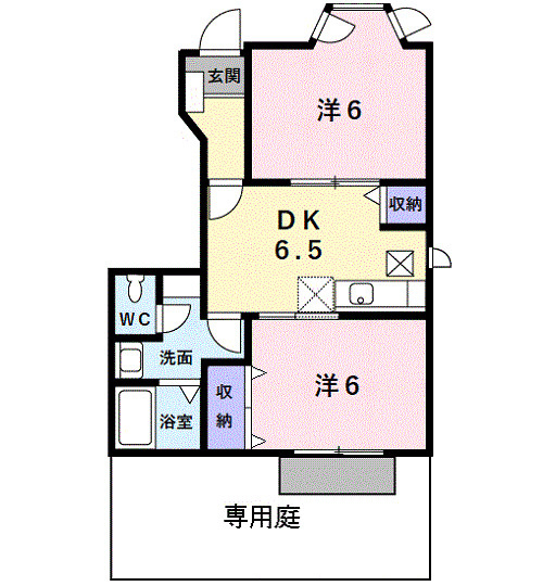 ぺリプエストⅠ番館の間取り