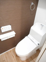 落ち着いたトイレです