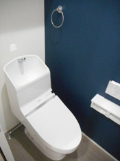 シンプルで使いやすいトイレです