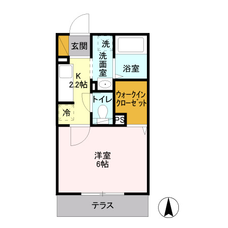 オートクレール動坂の間取り