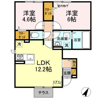 【間取り】 | La Forte(ラ・フォルテ) N棟