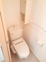 清潔感のあるトイレです