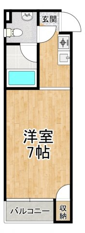 【間取り】 | ラ・コート滝谷B