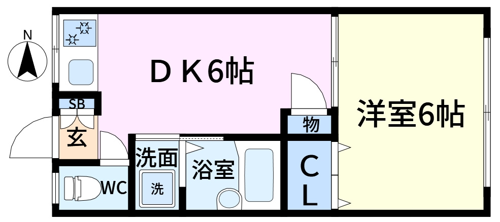 第二東葉荘の間取り