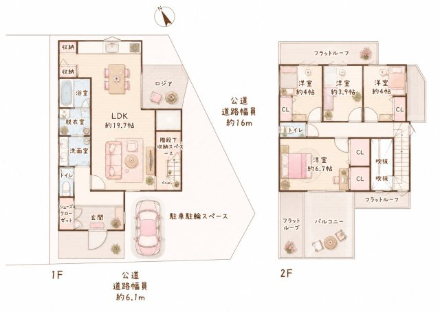 長尾家具町3丁目　中古一戸建ての間取り|間取り図はいかがですか？ご希望を叶える間取りですか？リビングの広さは？水回りの位置は？カウンターキッチン？など色々な情報が集約されています。弊社ではリフォームなどのご相談も承っております。