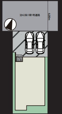 所沢市東所沢第1期　全1棟　新築戸建の区画図
