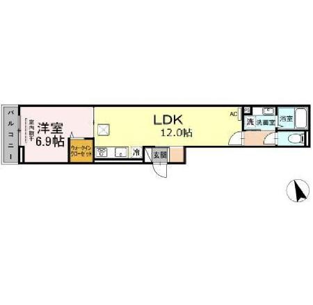 セジュール西台７の間取り