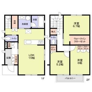 【間取り】 | 立川市富士見町4丁目戸建A棟