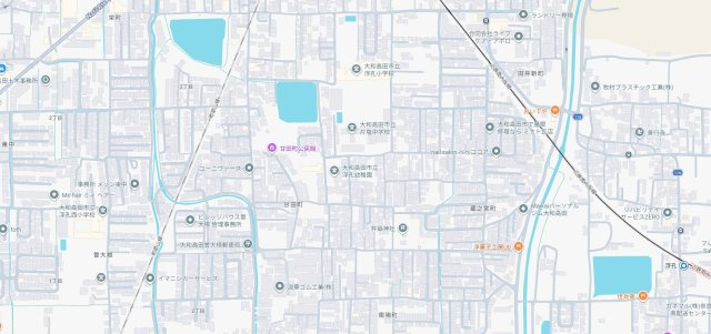 ●大和高田市蔵之宮町　新築一戸建ての地図