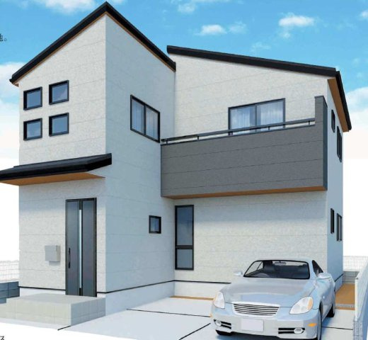 【仲介手数料無料】狭山市　南入曽第４　全１棟　狭山市の不動産なら西武ハウジングの外観パース