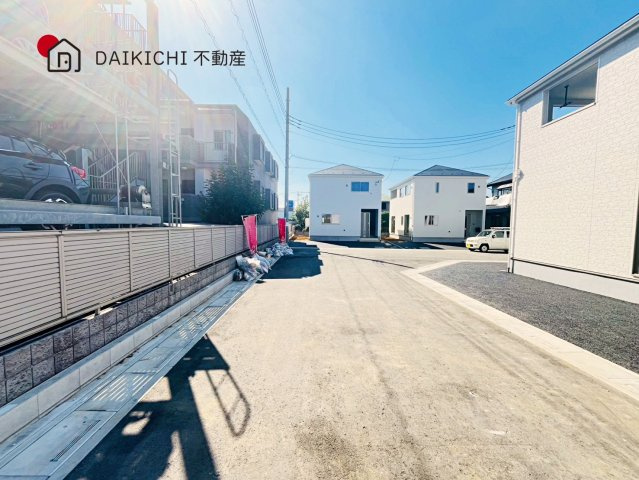 【前面道路含む現地写真】 | 北本市二ツ家第1　CRADLE GARDEN　新築戸建　全9棟　7号棟