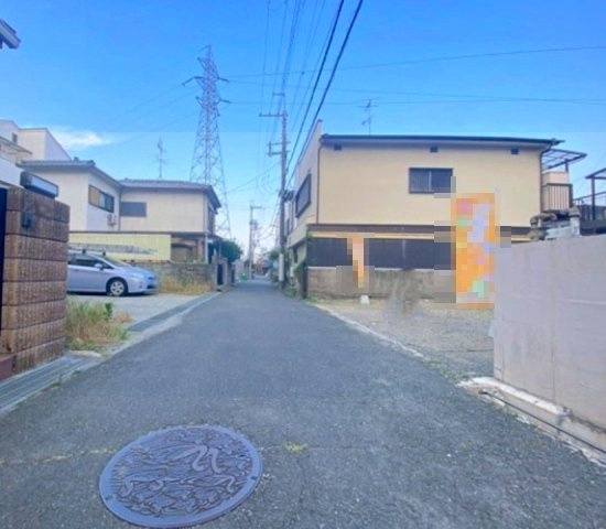寺本5丁目の周辺|前面道路：北側　私道　幅員4ｍ　間口8.18ｍ