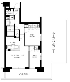 【間取り】 | ファインシティ王子神谷リバー＆フォレスト | 間取りです。