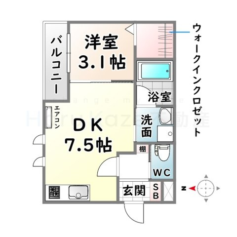 【間取り】 | ジュネス豊田【名古屋市賃貸・宅配ボックス】
