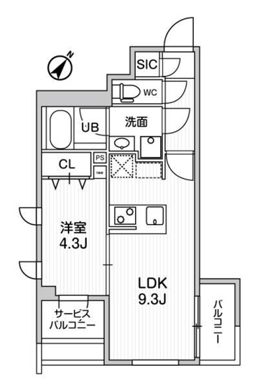 【間取り】 | コンポジット渋谷初台
