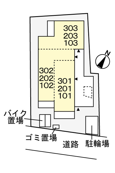 メゾン・ボヌールの区画図