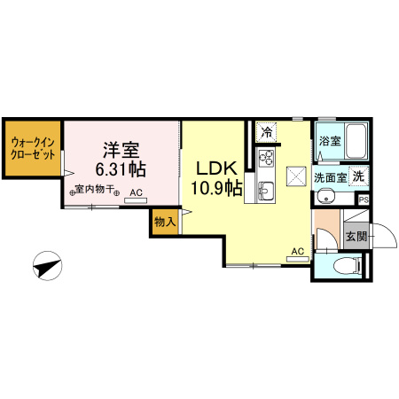 ヴィヴィアンの間取り