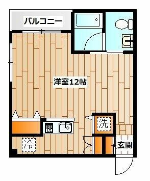 バンベール片倉の間取り