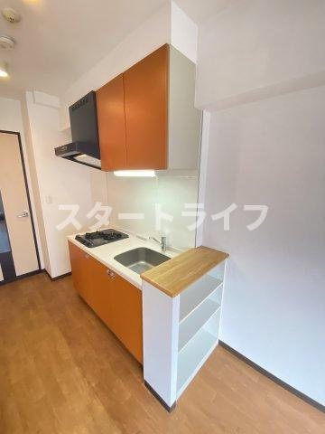 大阪市東淀川区東中島２丁目の賃貸マンションのキッチン